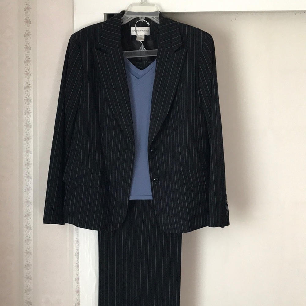 Jones New York Suit pin-stripe suit